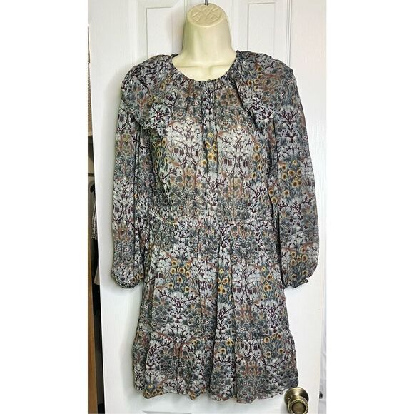 Ba&sh Presley Mini Dress in Green NWOT Size XS - Picture 6 of 10